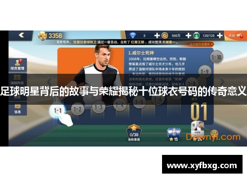 足球明星背后的故事与荣耀揭秘十位球衣号码的传奇意义
